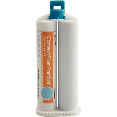Correct Plus Fast Set Automix Putty VPS Impression Material, 4 x 50 mL Cartridges, Q36A thumbnail 9