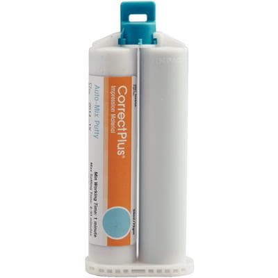 Correct Plus Hydrophilic Vinyl Polysiloxane Impression Material, Auto Mix Putty, Regular Set, Unflavored, 32 x 50 ml Cartridges, Q34HC thumbnail 8