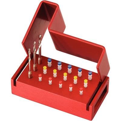 FibreKleer 4X Parallel Fiber Post Kit, 15 Posts (5 ea 1.00mm Red, 1.25mm Yellow, 1.50mm Blue) + 3 Drills, N83A thumbnail 12