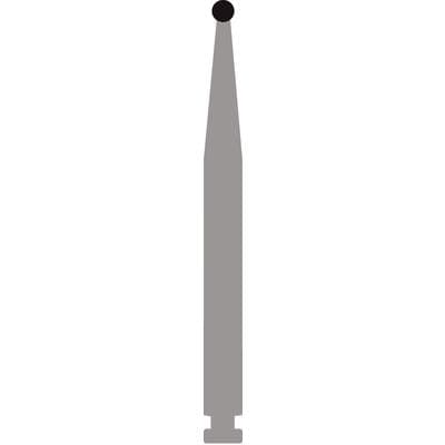 Kerr BluWhite Operative Carbide Bur, Round RA, Size #2, 1.0 mm Diameter, 10/Pkg thumbnail 2