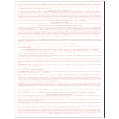 CMS-1500 (02/12) Claim Forms, 2-Part Carbonless Sets, Personalized, 8-1/2" W x 11" H, 500/Pkg - CMS-1500 (02/12) Claim Forms - CMS-1500 (02/12) Claim Forms, 2-Part Carbonless Sets, Personalized, 8-1/2 W x 11 H, 500/Pkg - Image 1