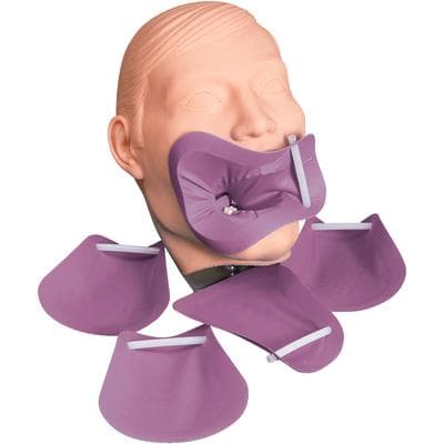 HandiDam Pre-Framed Latex-Free Rubber Dental Dam, Mauve, 100/Box thumbnail 3
