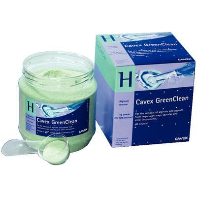 Cavex GreenClean Alginate Remover, 1 kg Jar with Scoop, Cleans up to 500 Trays thumbnail 4