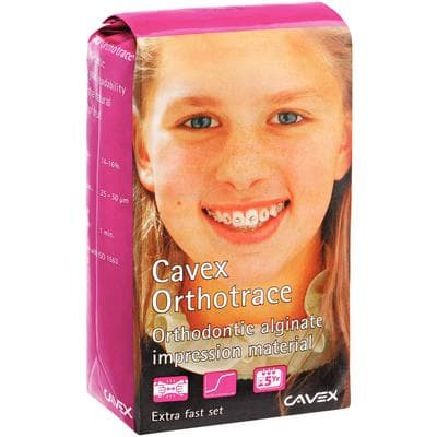 Cavex Orthotrace Orthodontic Alginate, Extra-Fast Set, Dust-Free, Pink, Fruit Scent, 500g Bag (1.1 lb), AA380 thumbnail 5