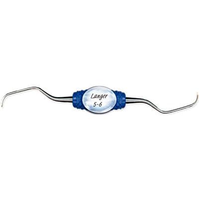 PDT Cruise Universal Curette, Langer 5/6, Double-End, Nautical Blue Resin Handle, R081 thumbnail 10