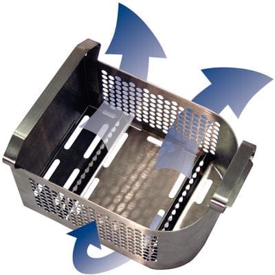 BioSonic UC125 Three-Quarter FingerGuard Instrument Basket, 7-9/32" x 5-3/8" x 3-3/4" thumbnail 3