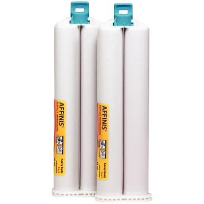 Affinis System 75 Heavy Body Fast Set VPS Impression Material Bulk Pack, 75 ml Cartridges, 20/Pkg, Light Brown/Caramel, #6685 thumbnail 9