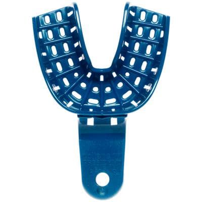 President Perforated Impression Tray, Autoclavable, Blue, #6, Full Lower Small, 12/Pk, C6955 thumbnail 9