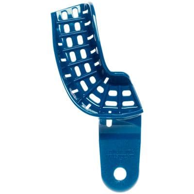 President Autoclavable Perforated Impression Tray, #7, Upper Left/Lower Right Quadrant, Blue, 12/Pk, C6956 thumbnail 14