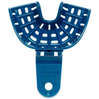 President Perforated Impression Trays, Autoclavable, Blue, #9 Anterior Universal, 12/Pk, C6958 thumbnail 10