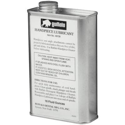 Buffalo Dental Handpiece & Engine Arm Lubricant, Medium Viscosity, 1 Pint (16 oz) Can, 49730 thumbnail 8