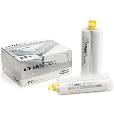 AFFINIS Precious Light Body Wash Impression Material, Silver, 2 x 50 ml Cartridges with 12 Mixing Tips, Ref 6775 thumbnail 12