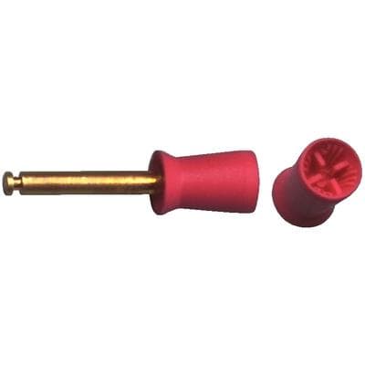 Allpro Nonlatex Prophy Cups, Latch Mandrel, Ribbed & Webbed, Skirted, Soft, Hot Pink, Unscented, 144/Pkg thumbnail 3