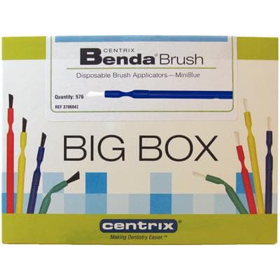 Benda Brush Mini Single-Ended Applicators, Fine, Blue, 576/Box, 370602 thumbnail 10