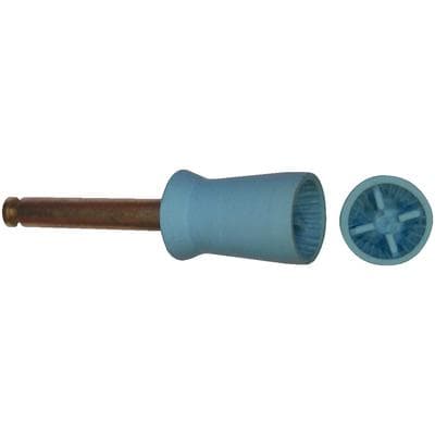 AllPro Nonlatex Prophy Cups, Latch Mandrel, Ribbed & Webbed, Soft Aqua, Unscented, 144/Pkg, 402-S-144 thumbnail 10