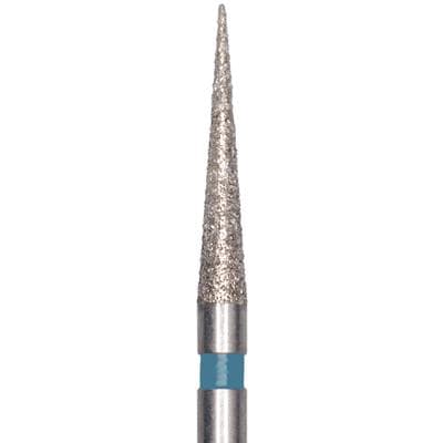 Meisinger Singles Disposable Diamond Bur FG, Extra Long Needle, Medium Grit, 1.4mm Diameter, 10mm Length, Blue Ring, #1314.10M, 25/Pack thumbnail 5