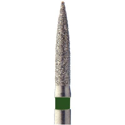 Meisinger Singles Disposable Diamond Bur FG Flame Coarse #1512.8C, 1.2mm Diameter, 8.0mm Length, 25/Pack thumbnail 14
