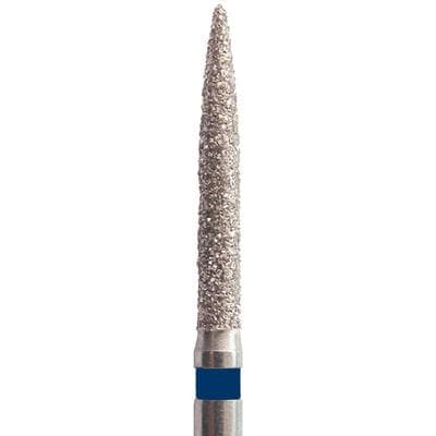 Meisinger Singles Disposable Diamond Bur FG, Flame 1512.10, 1.2mm, Medium, Blue Ring, 25/Bx thumbnail 5