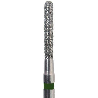 Meisinger Single-Use Sterile Diamond Burs, FG, Cylinder Round End, #1210.7C, 1.0 mm, Coarse, Green, 25/Pk thumbnail 13