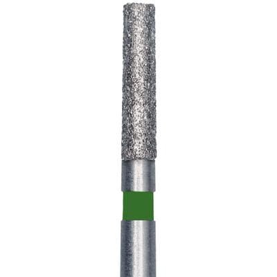 Meisinger Single-Use Sterile Diamond Burs, FG, Cylinder Flat End, #0712.7C, 1.2 mm Diameter, 7.0 mm Length, Coarse, Green, 25/Pk thumbnail 15
