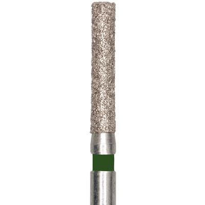 Meisinger Singles Disposable Diamond Bur, FG, Flat-End Cylinder, Coarse, #0716.8C, 1.6mm Diameter, 8.0mm Length, 25/Pack thumbnail 5