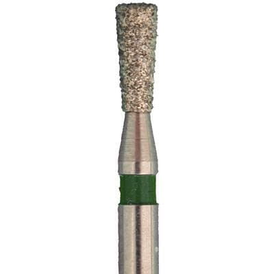 Meisinger Singles Disposable Diamond Bur FG, Long Inverted Cone, Coarse Grit, 1.6mm Diameter, 4.0mm Length, Green Ring, 25/Pkg, #0316.4C thumbnail 5
