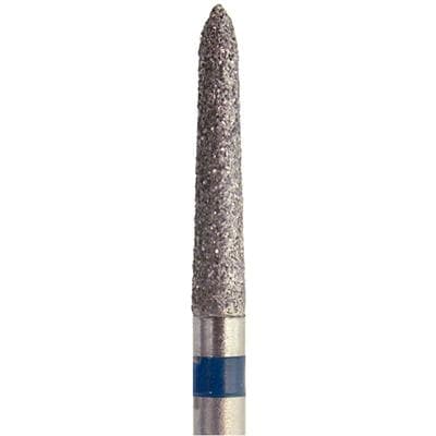 Meisinger FG Single-Use Diamond Bur, Long Pointed Taper, Medium Grit, 1.4mm Diameter, 10mm Length, #1714.10M, 25/Bx thumbnail 5
