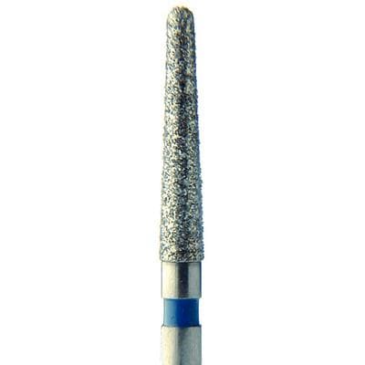 Meisinger Single-Use Sterile Diamond Burs, FG, Tapered Round End, #1116.10M, 1.6 mm, Medium, Blue, 25/Pk thumbnail 6