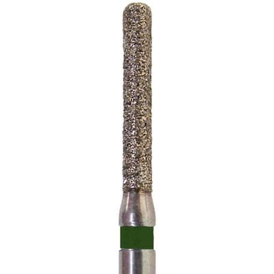 Meisinger Singles Disposable Diamond Bur, FG, Round Edge Cylinder, Coarse, #0614.8C, 1.4mm Diameter, 25/Pkg thumbnail 5