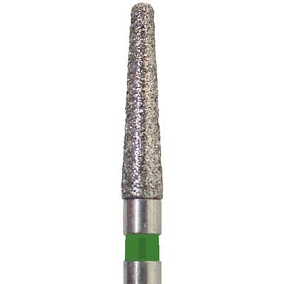 Meisinger SINGLES Disposable Diamond Bur FG, Round Edge Tapered, #0818.4C, 1.8mm, Coarse, Green, Sterile, 25/Pack thumbnail 5