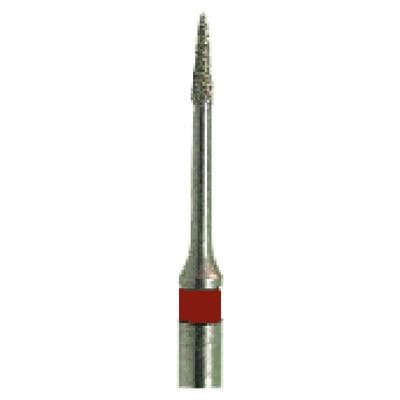 Meisinger Single-Use Sterile Diamond Bur, FG, Needle, #1310.3F, 0.8 mm, Fine, Red, 25/Pk thumbnail 14