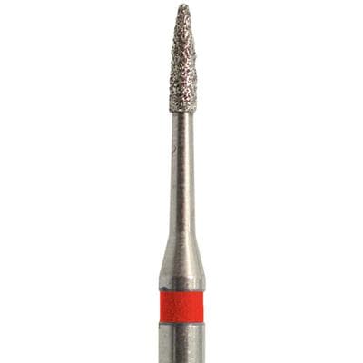 Meisinger Single-Use Sterile Diamond Bur, FGSS, Needle, #1300FS, 0.8 mm, Fine, Red, 25/Pk thumbnail 8