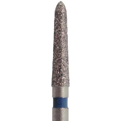 Meisinger Singles Disposable Diamond Bur, FG, Pointed Taper, Medium Grit, 1.6 mm Diameter, 8.0 mm Length, #1716.8M, 25/Pack thumbnail 5