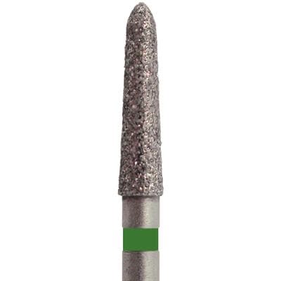 Meisinger Singles Disposable Diamond Bur FG, Pointed Taper, Coarse, #1721.8C, 2.1mm Diameter, 25/Pkg thumbnail 5