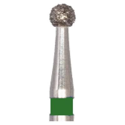 Meisinger Singles Disposable Diamond Bur, FG, Round, #0116C, 1.6 mm, Coarse, Green, 25/Pk thumbnail 16