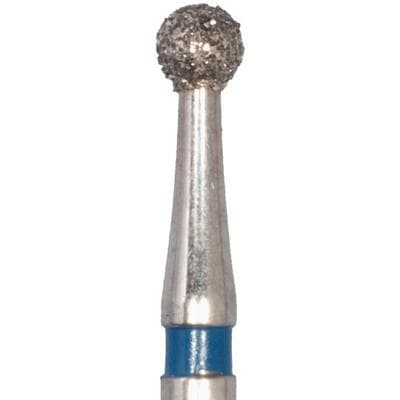 Meisinger Singles Disposable Diamond Bur, FG, Round, Medium Grit, 1.8mm, #0118M, 25/Pack thumbnail 13