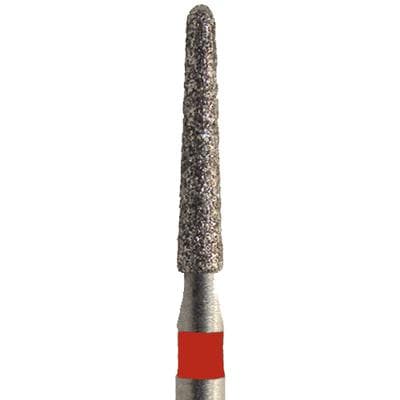 Meisinger Singles Disposable Diamond Bur FG, Round End Taper #1114.8F, Fine Grit, 1.4mm Diameter, 8.0mm Length, Sterile, 25/Pkg thumbnail 5