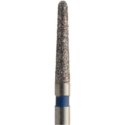 Meisinger Singles Disposable Diamond Bur, FGSS, Round End Taper, #1116.6MS, 1.6 mm, Medium Grit, Blue, 25/Pk thumbnail 6