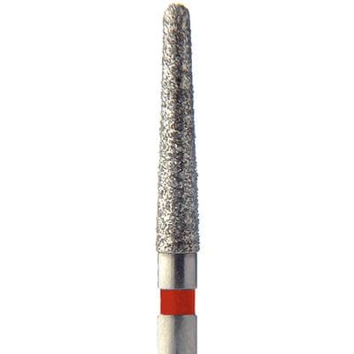 Meisinger Single-Use Sterile Diamond Bur, Friction Grip, Tapered Round End, Fine, Red, 1.8 mm, 25/Pk, 1118.9F thumbnail 14