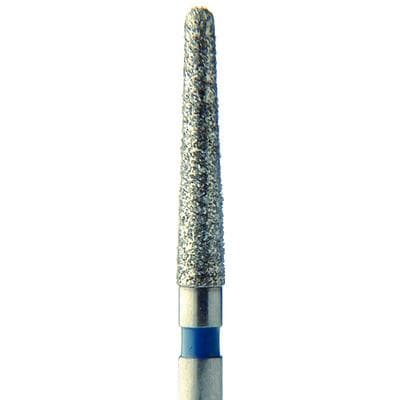 Meisinger Singles Disposable Diamond Bur FG, Round End Tapered Fissure, 1.8mm, Medium Grit, Blue Ring, 25/Pkg, #1118.9M thumbnail 5