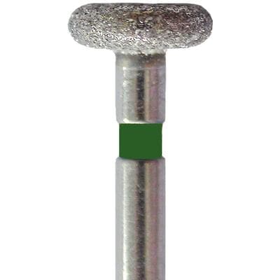 Meisinger Singles Disposable Diamond Bur, FG, Wheel 2035C, 3.5mm, Coarse, Green Ring, Sterile, 25/Pkg thumbnail 13