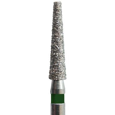 Meisinger Singles Disposable Diamond Bur, FG Flat End Taper, Coarse, #0918.8C, 1.8mm Diameter, 8.0mm Length, 25/Pk thumbnail 13