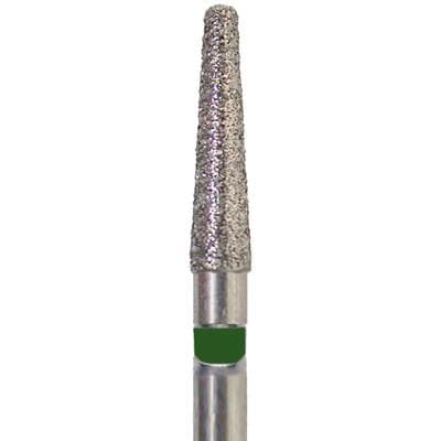 Meisinger Single-Use Sterile Diamond Bur, Friction Grip, Tapered Round Edge, 0816.8C, 1.6 mm Head Diameter, Extra Coarse, Black, 25/Pk thumbnail 15