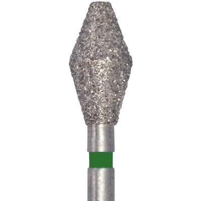 Meisinger Single-Use Sterile Diamond Bur, FG, Barrel, #2137C, 3.7 mm, Coarse, Green, 25/Pk thumbnail 15