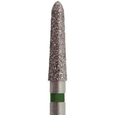 Meisinger Singles Disposable Diamond Bur FG, Pointed Taper, Super Coarse, #1718.8C, 1.8mm Diameter, 8mm Length, 25/Bx thumbnail 13