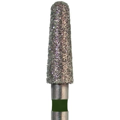 Meisinger Single-Use Sterile Diamond Bur, Friction Grip, Tapered Round End, #2424C, 2.5 mm Diameter, Super Coarse, Black, 25/Pk thumbnail 8