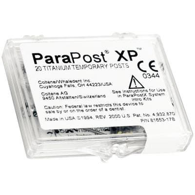 ParaPost XP Titanium Temporary Posts, Size 4, Yellow, 1.00mm (0.040"), 20/Pk, P7464 thumbnail 10