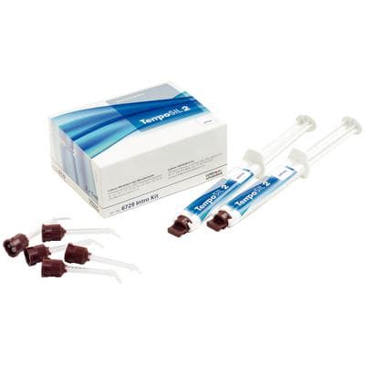 TempoSIL 2 Temporary Cement Intro Kit, White, 2 x 5 ml Automix Syringes, 6729 thumbnail 12