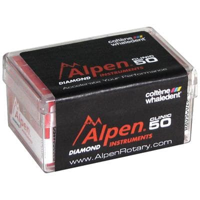 Alpen® Multi Use Diamond Burs – FG, Coarse, Blue, Cone, Curettage/Tapered Pointed End - #878K, 1.2 mm Diameter, 8.0 mm Length, 50/Pkg thumbnail 3