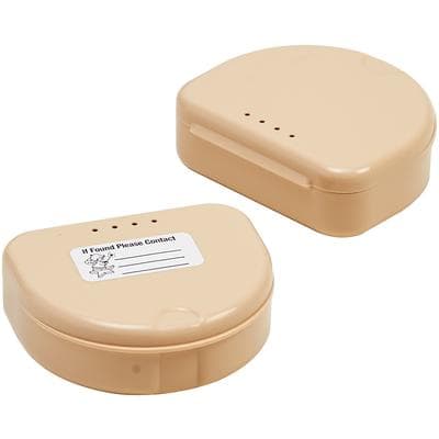 Patterson® Retainer Boxes, Beige, 12/Pkg - Patterson® Retainer Boxes, 12/Pkg - Beige - Image 1
